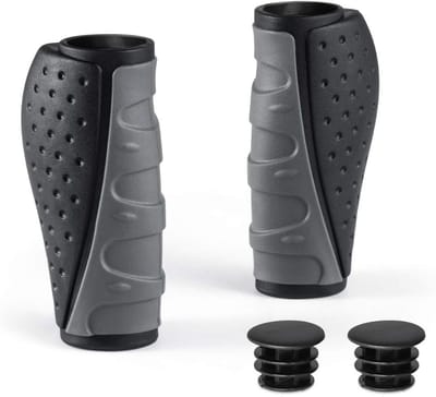 Fietsgrepen, ergonomisch, lang, kort, voor draaigreepschakeling, 22 mm stuurgrepen voor MTB-mountainbike, BMX, vouwfiets, stadsfiets, racefiets, scooter enz