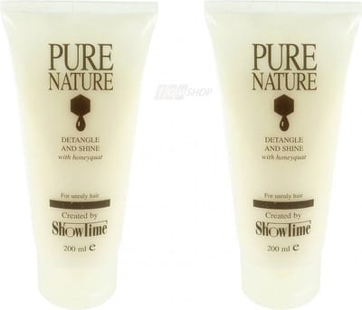 Showtime Pure Nature Detangle and Shine Haarconditioner honing 2 x 200ml