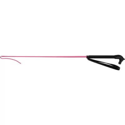 Red Horse - Rijzweep met Paardenhoofd - Hot Pink - 65 cm