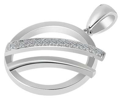 AKZENT Akzent dames hanger "Kaida" van 925 Sterlingzilver, gerhodineerd, duurzaam
