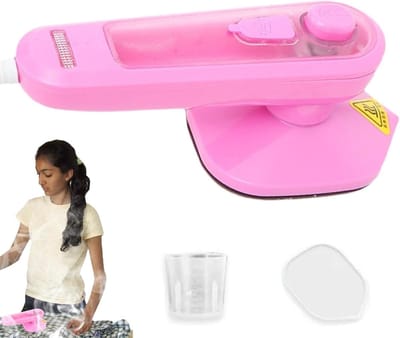 Draagbare Handstomer - Reisstomer Kledingstomer - Snel Kleding Strijken - 170°C Hoge Temperatuur - 80 ml Reservoir - Roze