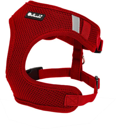 Petlando Hondenharnas Mesh Vest Rood - Hondentuig - Xs 18-26/32-41 Cm