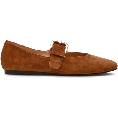 Steve Madden Zarah Flat Shoes Chestnut Suede Taglia: 38 | Ballerine Outlet | Donna | Marrone