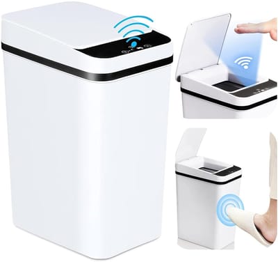 Touchless Vuilnisemmer - Automatische Sensor - 12 L - Waterdicht - ABS-kunststof