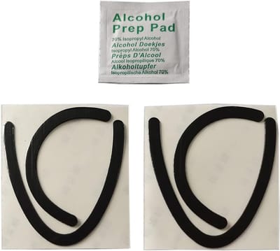 Muis Skates - Muis Voetjes - Soepel Glijden - Zonder Residue - 2 Sets - Zwart