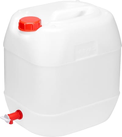 Garronda Jerrycan 20L – Wateropslag – Watertank – Voedselveilig – Opstapelbaar – Wit – GD-STE-CanisterR