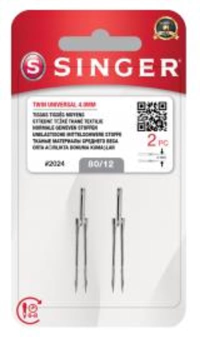 Singer Twin 2024 80 4mm (2 stuks) Naalden