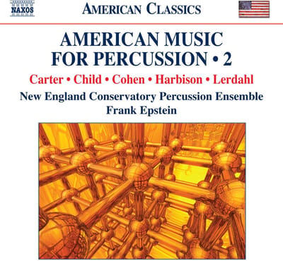New England Conservatory Percussion Ensemble, Frank Epstein - American Music For Percussion, Volume 2 (CD)