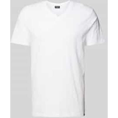 Superdry - Slub-T-shirt met V-hals en korte mouwen - Heren - T-shirts