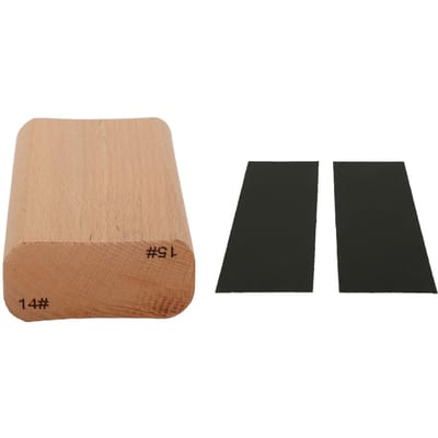 Houten Radius Schuurblok Luthiersgereedschap voor Gitaar Fretboard Vingerbord Fret Afvlakking 14 and 15 Inch