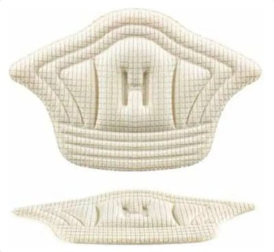 Knaak Hielzool Hakbeschermers - Hielkussens - Anti-slip - Universeel - One size - Beige/ Wit