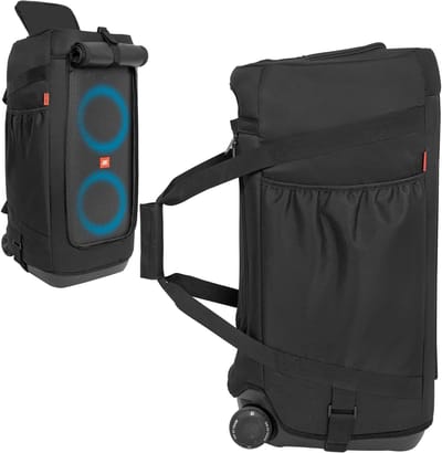 Draagbare Speaker Case voor JBL Party Box - Bescherming, Stijlvol en Duurzaam, Zwart