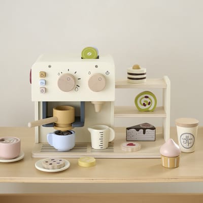 Petite Amélie Houten Koffiebar 22 delig - Noisette