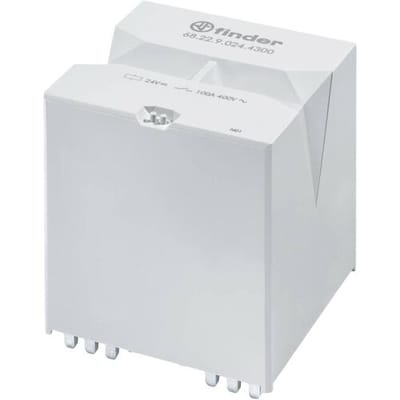 Finder 68.22.9.024.4300 Hoogvermogen printrelais 400 V/AC 100 A 2x NO 1 stuk(s) Piece