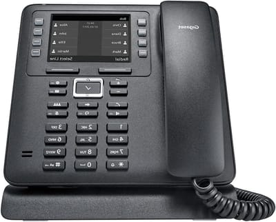 IP Telefoon - Zakelijke Telefoon VoIP - Kantoor Communicatie - 8 Functietoetsen - 401 Gram - Zwart