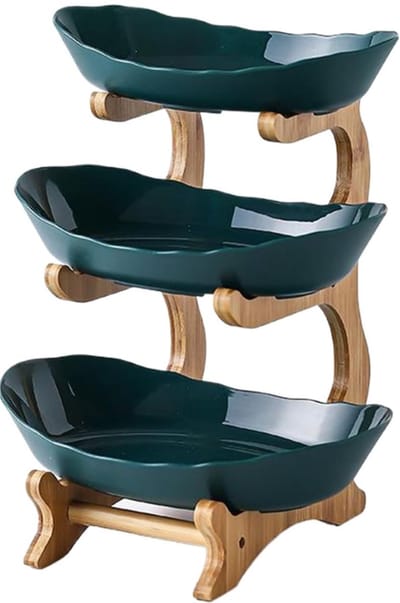 CLVP® Fruitschaal - Fruitmand Etagere 3 laags