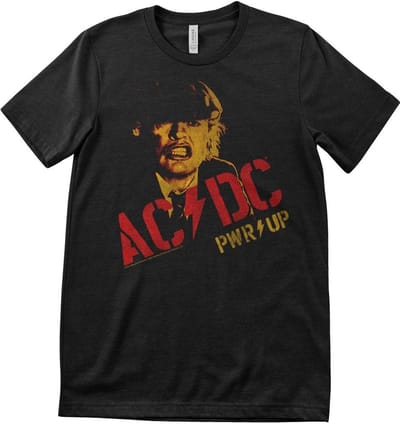 AC/DC Angus Young Pwr Up T-shirt PS-1-ACDC016-H56-12