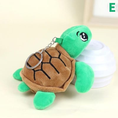Cartoon Schildpad Marien Dier Hanger Zachte Knuffel Sleutelhanger Rugzak Auto Tas Sleutelhanger Decoratie Kind Cadeau Schildpad Pluche Speelgoed green