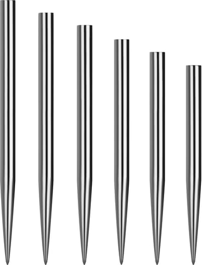 Mission Glide Dart Points - Silver 60 mm
