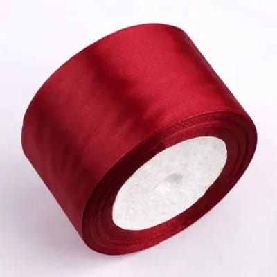 25 Yards/Rol Zijde Satijn Lint voor Knutselen Strik DIY Handgemaakte Cadeauverpakking Feest Bruiloft Decoratief 6mm 10mm 15mm 20mm 25mm 40mm 50mm width 40mm wijnrode kleur