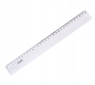 Transparant Liniaal 30cm - Essentieel Schoolmateriaal