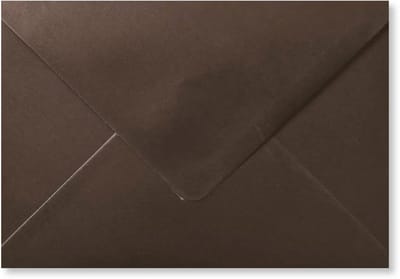 Cards & Crafts 50 Luxe Metallic C6 enveloppen - Chocolat brown - 16,2x11,4 cm - 110 grams - 162x114mm