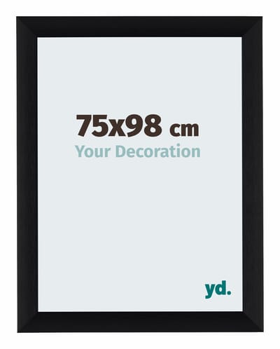 Your Decoration - Fotolijst 75x98 cm - Aluminium - Zwart Geborsteld - Tucson