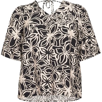 Vrouwelijke uitlopende blouse KAFFE Curve Haliah