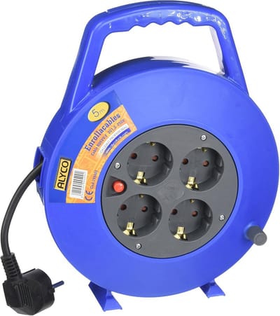 Haspel 5 m H05 VV-f 3g1,5 - Blauw