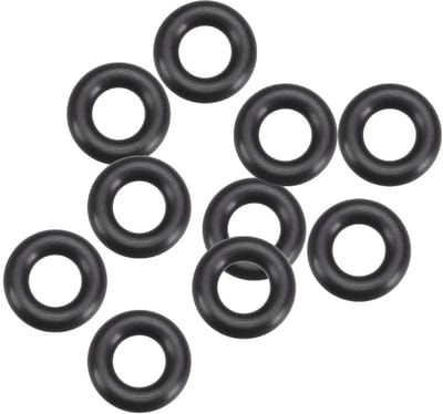 Rubberen O-ringen - Afdichtingen - Technische Toepassingen - Duurzaam Fluorrubber - 10 Stuks 7mm - Zwart