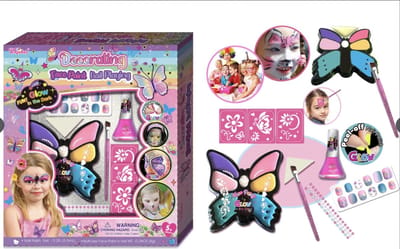 Make-Up - gezichtsverf- nagellak - neppe tattoos-