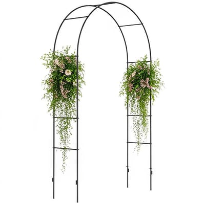 Metalen Rozenboog, Eenvoudige en functionele Tuinboog met weerbestendig oppervlak voor tuiningangen en evenementen