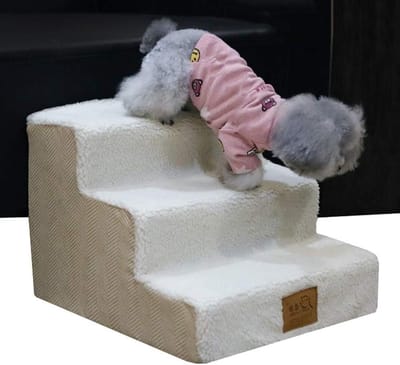 Honden Trappen - Huisdier Stappen - Meubels Bereiken - Anti-slip Bodem - 30 cm Hoog - Grijs