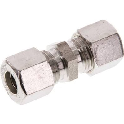 10L RVS Rechte Knelfitting 315 Bar DIN 2353 - FL2S-O-ST-10-L