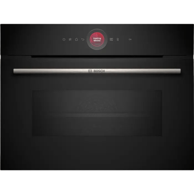 Bosch CMG7241B1 inbouw combinatieoven - 45 liter inhoud - 900 W magnetron - TFT-display - Home Connect - Zwart