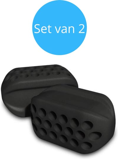 Kaaklijn Trainer Set - Jawline Trainer - Kaakspier Trainer - Gezichtstrainer - Jawline Exerciser - Traint 57 Gezicht Spieren - Strakke en Bredere Kaaklijn - 2 Stuks
