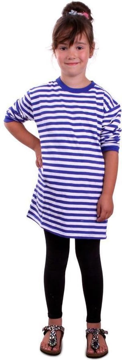 Dorustrui blauw-wit Maat 152