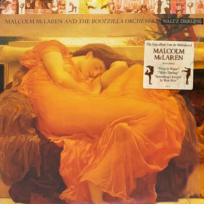 12inch Plaat MALCOLM MCLAREN  THE BOOTZILLA ORC  Waltz Darling E45247 Epic 1989 VS Dans Electronica Gebruikt orange