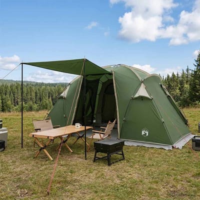 vidaXL - Tunneltent - 520 - x - 260 - x - 175 - cm - Groen