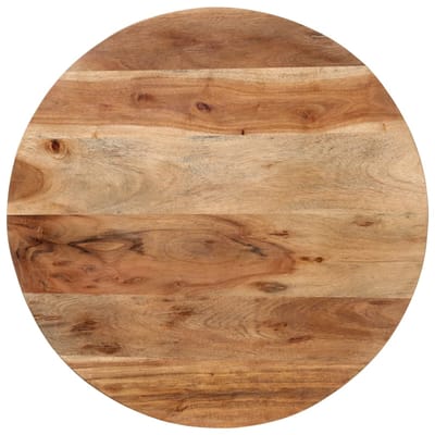 vidaXL - Salontafel - 55x55x45 - cm - massief - acaciahout - en - ijzer