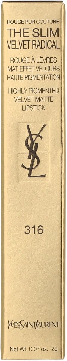 Yves Saint Laurent Make-Up Rouge Pur Couture The Slim Velvet Radical Lipstick 316 Vibe in Amber 2.1gr