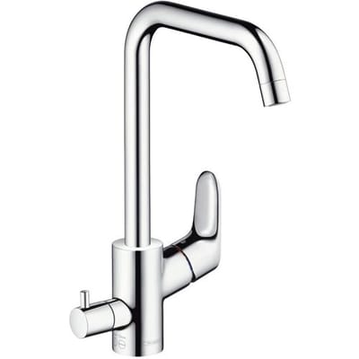 Hansgrohe Focus M41 single lever kitchen mixer 260, appliance shut-off valve, 1jet, Art. 31823000