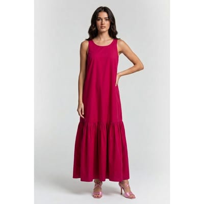 & Other Stories Levin Dress Pink Maat: XS | Maxi Jurken Outlet | Dames | Roze