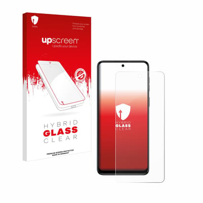upscreen - Screenprotector voor Motorola Moto G54 / G55 - Folie Beschermfolie Beschermglas transparant
