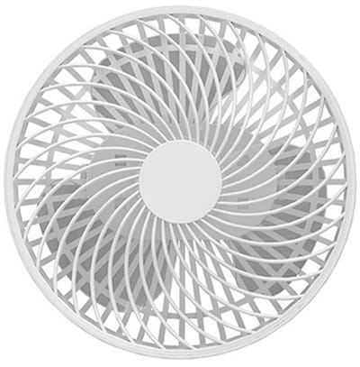 Campingventilator met verlichting, oplaadbare USB-bureauventilator, draagbare kleine ventilator voor in de tent