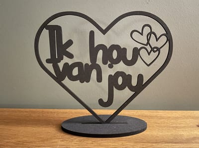 Ik hou van jou cadeautje - Valentijn decoratie - Valentijn cadeautje voor hem - Valentijn cadeautje voor haar - Valentijnsdag cadeau - Valentijn versiering - Sinterklaas cadeautjes - Moederdag cadeautje - Valentijn - Liefdes cadeau - Valentijn cadeau