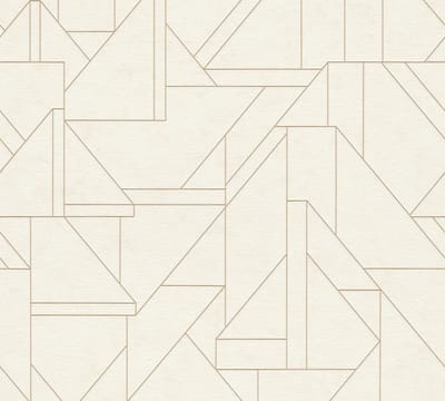 GRAFISCH BEHANG | Modern - crème brons - A.S. Création Metropolitan Stories 3