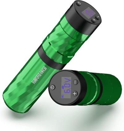 Draadloze Rotary Tattoo Pen Machine met Oplaadbare Batterij en Digitaal Display - Professionele Tattoo Apparatuur