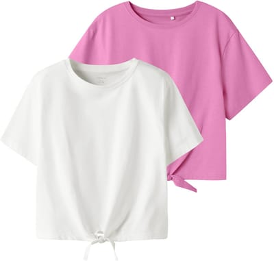 NAME IT - NKFVAYA 2P SS LOOSE TOP - Meisjes - T-shirts