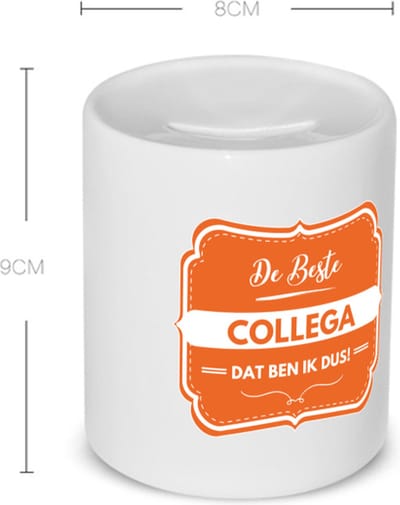 Akyol - de beste collega, dat ben ik dus Spaarpot - Collega - iemand die een collega is - beste ooit - werk - collega - school - verjaardagscadeau - kado - gift - geschenk - afscheidscadeau - welkomscadeau - verrassing - spaarpot